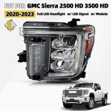 For 2020-2023 GMC Sierra 2500 HD Headlight w/ LED Signal Light Left Driver Side picture