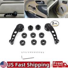 2pcs Car Manual Window Crank Handle Aluminum Alloy Handle Riser Winder Crank US picture