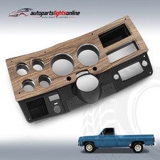 Base Dash Bezel Gauge Cluster Cover W/o A/C For 1975-1977 Chevy GMC Pickup Truck picture