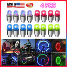 4PCS Car Auto Wheel Tire Tyre Air Valve Stem LED Light Caps Cover Accessories US picture