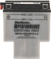 BikeMaster Conventional Battery HBB16A-A/AB Reliable Starting Power MPN 781095 picture