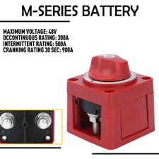 1x 6006 Systems m-Series Mini On-Off Battery Man Switch Knob Marine Red EPY picture