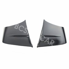 2Pcs Motorcycle Winglet Aerodynamic Spoiler Wing Trim Sticker Decal Glossy Black picture