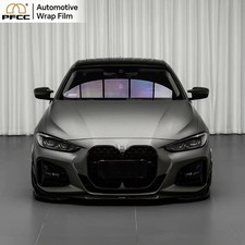 5ft x 50ft Monza Grey Un‑Cut Roll DIY PET Vinyl Film Wrap Color Change PPF Kit picture
