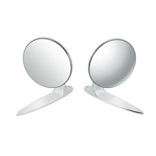 United Pacific 110745  Exterior Mirror Set 1955-57 Chevy Passenger - Pack of 2 picture