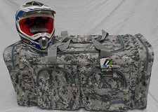 XL Moto x atv gear bag motocross off road mx snowmobile digital grey camo picture