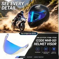 Anti-Scratch Day Night Aurora Helmet Visor Shield For LS2 FF370 / FF386 / FF325 picture