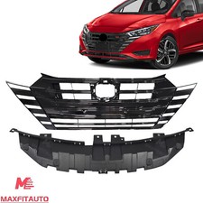 Fits 2023-2025 Nissan Versa Front Upper Grille With Radiator Support Cover Panel picture