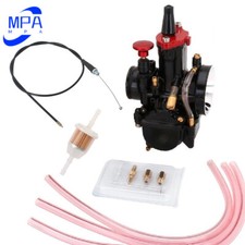 PWK30 Carburetor + Throttle Cable For Keihin Mikuni Dellorto Koso OKO Power Jets picture