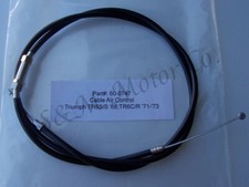 TRIUMPH AIR CHOKE CABLE TR6 TR6SS TR6C TR6R 1968-73 60-0747, D747 picture