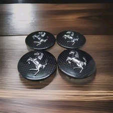 4pcs Fits Ferrari F430 458 California Carbon Fiber Wheel Hub Center Cap 281089 picture