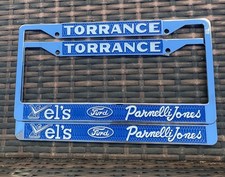 Vel’s Torrance Ford Dealership License Plate Frame Parnelli Jones Saleen Shelby picture