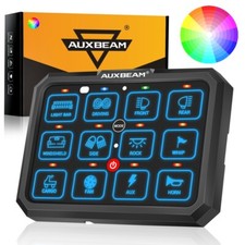 AUXBEAM RB120 12 Gang RGB Switch Panel LED Touch Switch Panel Circuit Controller picture