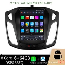 For 2012-18 Ford Focus GPS Navi Android 13 Carplay Car Stereo Radio 9.7