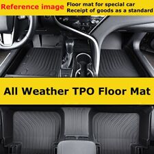 TPO 3 Piece Black All-Season Trim-to-Fit Floor Mats for 2012-2015 Civic Sedan picture