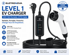 Eletronova Level 1 EV Charger 120V 15A Portable J1772 Cable for Electric Cars picture