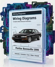 1999 Pontiac Bonneville Complete Color Electrical Wiring Diagrams PDF on USB picture