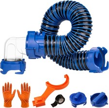 SheeChung 3FT RV Sewer Hose, Heavy-Duty Black Tank 3 FT, Hose  picture