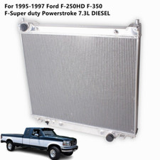 3 Row ALL Aluminum Radiator 1995-1997 Ford F250 F350 7.3L Powerstroke V8 DIESEL picture