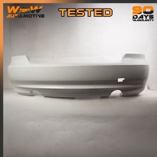 13-17 BMW E93 E92 335i REAR BUMPER COVER TRIM PANEL WHITE ASSEMBLY OEM picture