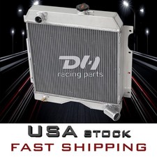 For 1954-64 Jeep 6-226 Truck Willys Utility Wagon 3 Row Aluminum Radiator CC60WL picture