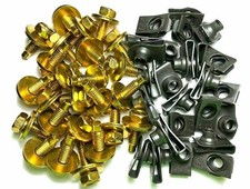 5/16 Body Bolts & U-Nut Clips 5/16-18 x 15/16 (25 Each) #1591 (1054/19)BB picture