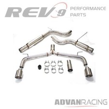 Rev9 Stainless Steel Cat-Back Exhaust Kit FREE FLOW for GTI MK7 15-17 picture