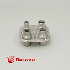 4-Port Billet Aluminum Firewall Heater & A/C Bulkhead Combo Hot Rod picture