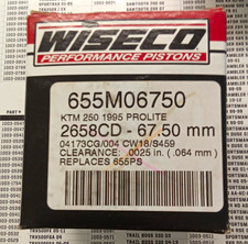 Wiseco Piston Kit  655M06750 picture