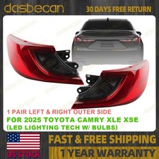 1 Pair Left & Right Outer LED Tail Light Assembly For Toyota Camry XLE XSE 2025 picture