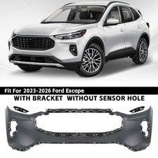 Primed Upper Front Bumper Cover For 2023-2026 Ford Escape Without Sensor Holes picture