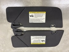 2005-2011 Ford Mustang OEM Sun Visors Pair Black Driver + Passenger picture