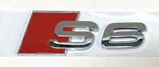 Chrome Audi S6 Rear Trunk Emblem Badge Decal Sticker S 6 Replacement picture