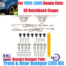 For 1996-2000 Honda Civic EK Hatchback Coupe Front & Rear Bumper Lifts Kit 1997 picture