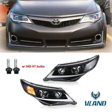 2PCS DRL Projector Lamps Headlights Assembly For Toyota Camry 2012 2013 2014 picture