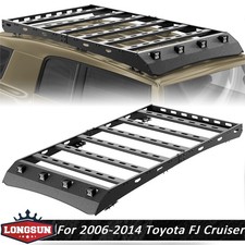 For 2006-2014 Toyota FJ Cruiser 800LBS Roof Rack Cargo Basket Cargo Rack w/Light picture