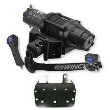 KFI 3500lbs Assault Winch AS-35 & Mount 100510 Kit 2002-2008 Yamaha Grizzly 660 picture