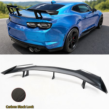 ZL1 1LE Style Carbon Look Rear Trunk Spoiler Wing For 6th Gen Camaro 16-22 SS picture