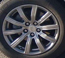 2020 XT4 OE Wheel 18x8 10 Spoke Pearl Nickel Opt Rep Cadillac picture