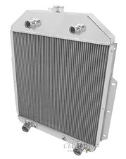 Champion Racing 3 Row Aluminum Radiator For 1942 - 52 Ford Truck w/ Flathead picture