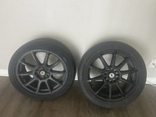 Konig Crown Black Rims Set of 2 picture