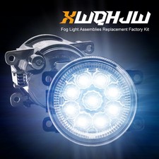 Pair LED Fog Light Driving Lamp Front Bumper Accessories Driver&Passenger Side picture