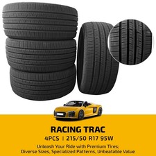 4-Pack High Performance 215/50ZR17 95W All Season Tires 7.7mm Tread 420AA BSW picture
