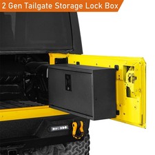 Tailgate Storage Tool Box Work Table Locking Box For 1997-2006 Jeep Wrangler TJ picture