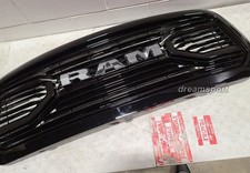 Front Grille For 2010-2018 Dodge Ram 2500 3500 Grill Mesh Gloss Black W/Letters picture