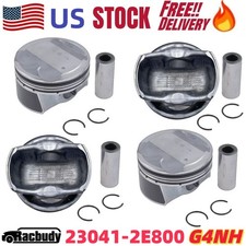 G4NH New Engine Pistons & Rings Kit # 23041-2E800 For Hyundai Kona Elantra 2.0L picture