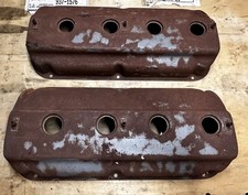 Vintage Mopar Chrysler Fire Power Hemi Valve Covers Dodge Set Pair OEM picture
