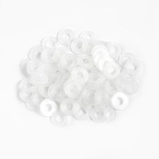 M6 Screws Hardware Washers Rubber Motorcycle Bolt Flat Washer Universal Clear picture