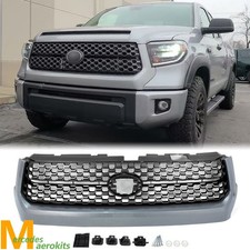 Cement Grey Front Upper Grille Honeycomb TRD Style For Toyota Tundra 2014-2021 picture
