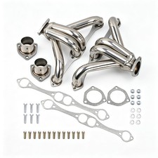 For SBC Small Block SB V8 262 265 282 305 327 350 400 Exhaust Shorty Headers picture
